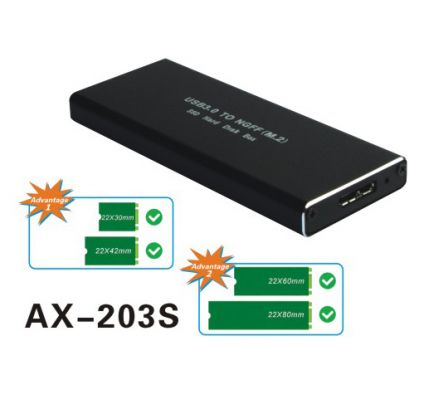 Gaveta Para Disco Duro AX-203S